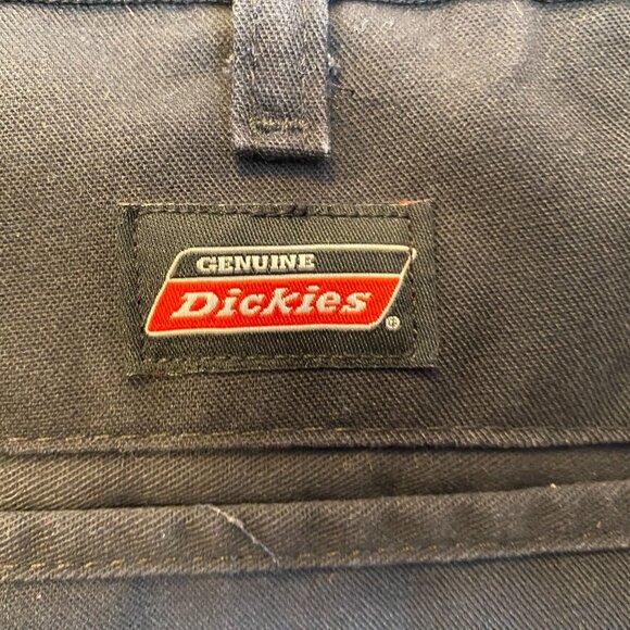 Dickies Black Work Pants Mens 34x26 Cotton/Polyester Durable Comfortable - Picture 7 of 13